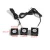 USB Fans CPU Cooling Radiator 5V 2Pin USB Fans for Computer Case-Server Radiator 40x40mm Quiet 4500-5500RPM