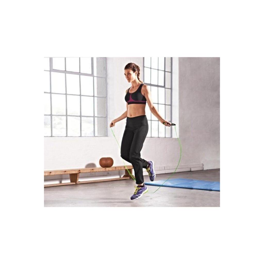 Скакалка силиконовая регулируемая по размеру скакалка