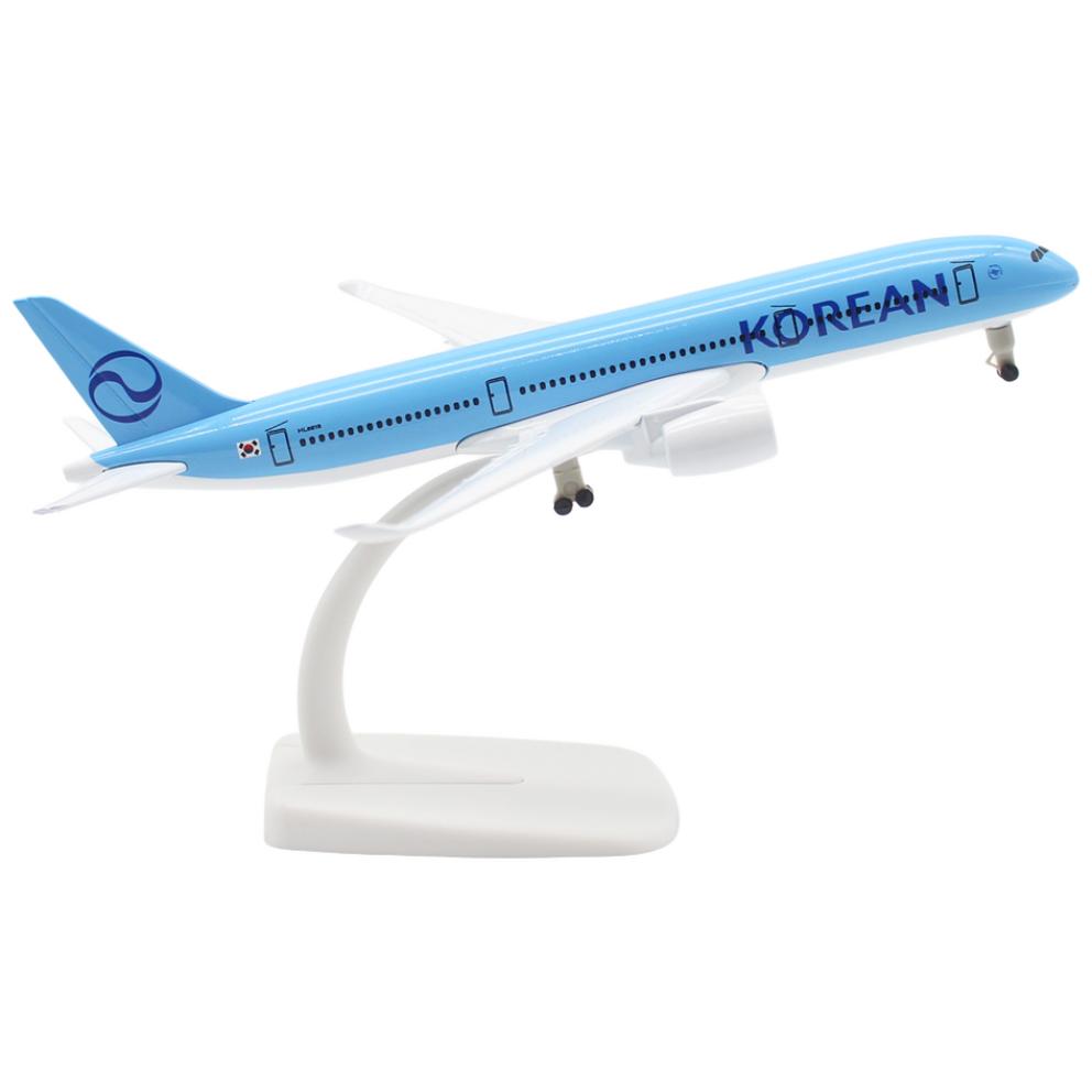 JJC Металлическая миниатюрная модель самолета - Korean Air A350 (Новая раскраска, 1:300, 20 см) - Коллекционные и декоративные