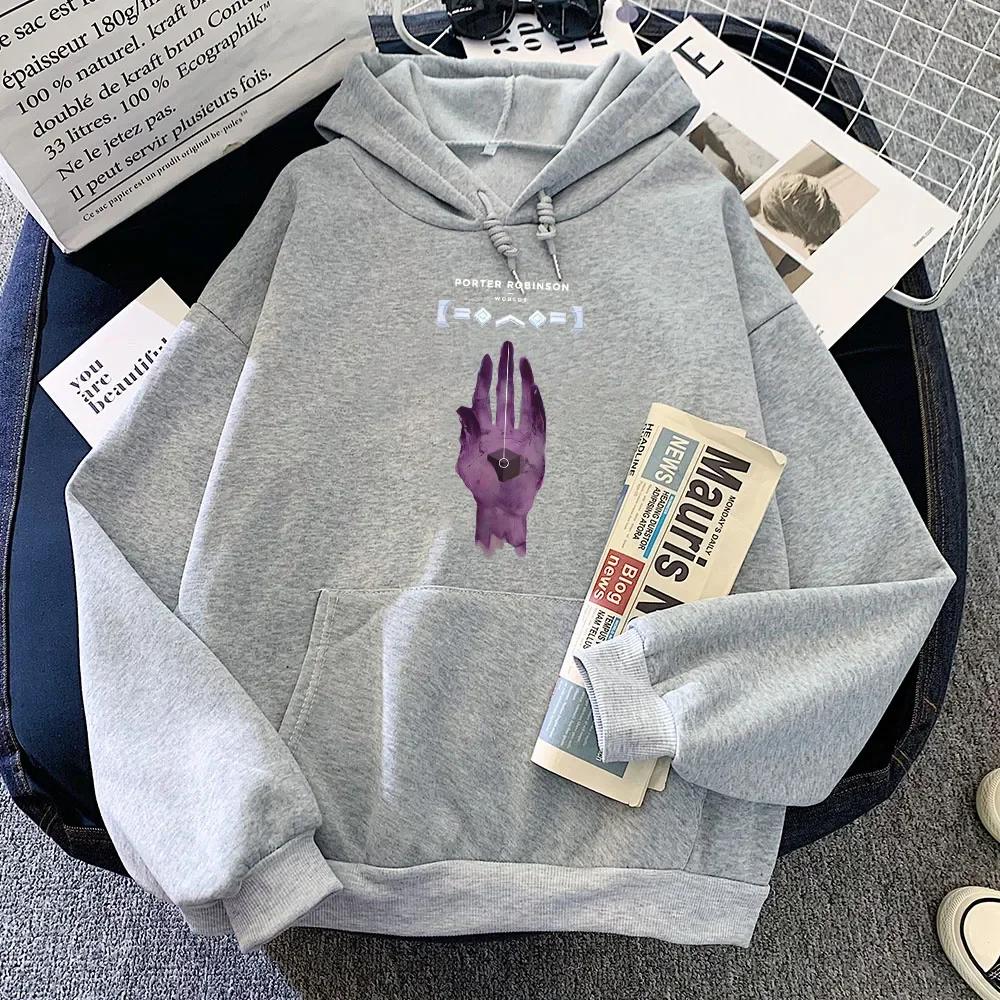Goodbye To A World Song Печатные толстовки Porter Robinson Singer Графические толстовки Sudaderas Para Mujer Женская одежда Зима
