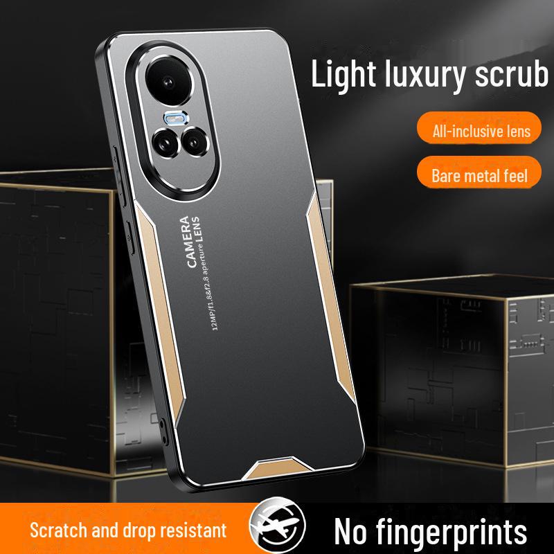 Совместим с Oppo Reno 10/10 Pro+ Металлический защитный чехол с полным покрытием - Премиум-чехол для Reno 11