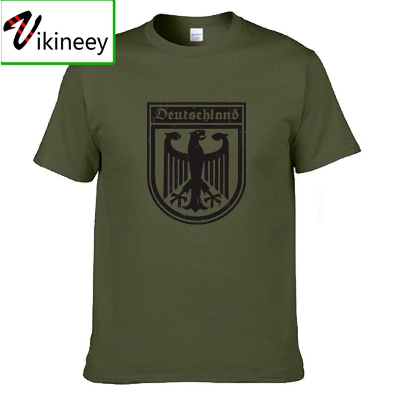 Германия GerUnisex Флаг Герб GerUnisexy Орел Футболка Унисекс Новая Мода Унисекс Круглый Вырез Футболка Харадзюку Топы Рубашки День Отца