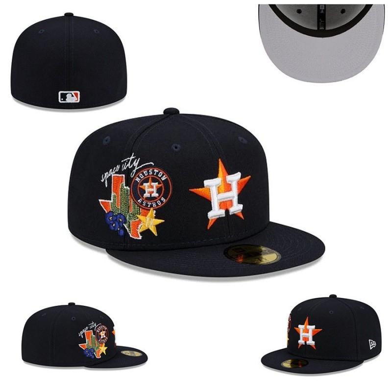 Mens Flat Brim Baseball Cap Closed Back Breathable Hip Hop Style Multiple Sizes