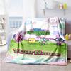 Wow! Wow! Wubbzy Personalized Name Blanket Gift Personalized Blanket Warmthful Decor for Seaside Picnics Couch Bed Ideal for All Seasons