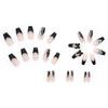 Medium and long mysterious bow three-dimensional 3D shiny love combination color wearing nail nail piece finished product wholesale nail