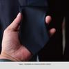 [Y&TAILOR] Галстук, изготовлен в Киото Танго, 100% шелк, однотонный, с узором пейсли и геометрическим узором, Сделано в Японии, Y&TAILOR (Темно-синий)