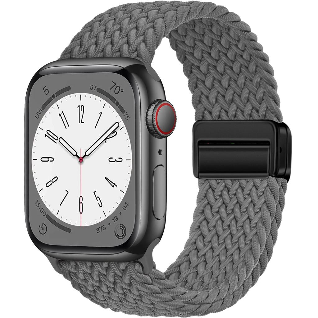Плетеный Solo Loop ремешок для Apple Watch ultra Ремешок 44мм 40мм 45мм 49мм 41мм 38мм магнитный Браслет iWatch series 2 se 7 3 6 8 9
