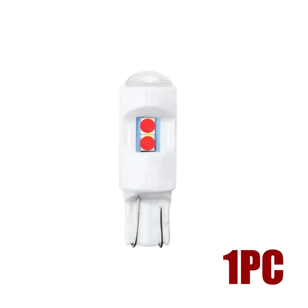 1 шт. Автомобильный клиновидный внутренний источник света T10 W5W WY5W стояночная лампа керамическая 3030 светодиодная лампа для чтения аксессуары для номерного знака