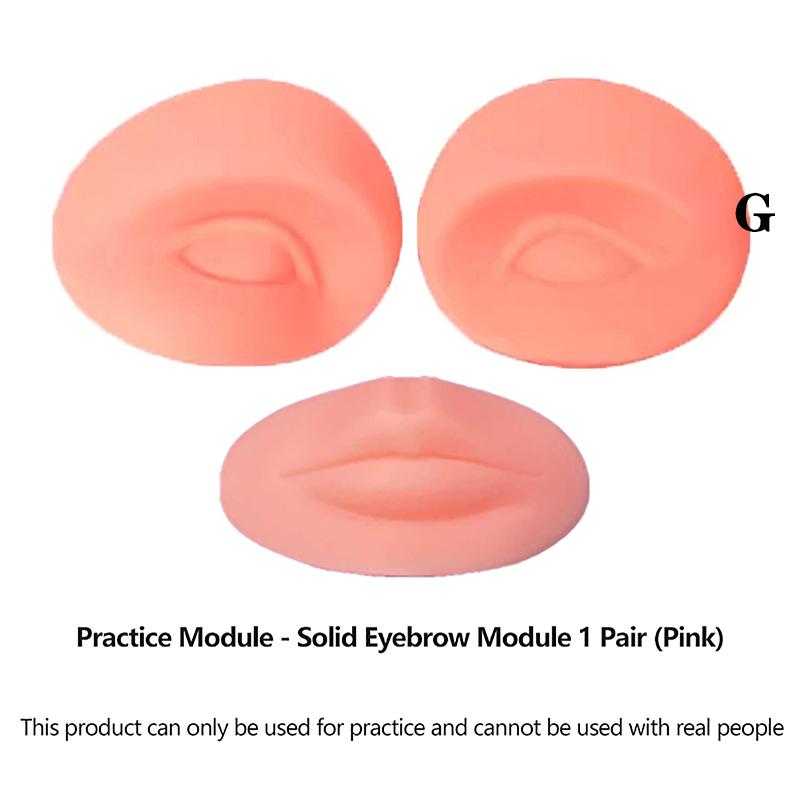 Твердый силиконовый микроблейдинг 5D тату бровей практика кожи новичка бионический брови ресницы макияж глаз косметический инструмент