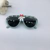 Fashion Oval Frame Children'S Sunglasses Eye Protection Sunshade Sun Protection Uv Protection Boys And Girls Sunglasses
