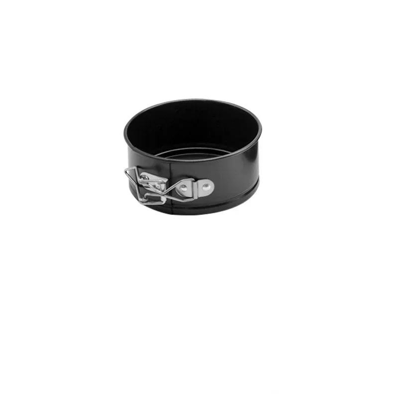 Разъемная форма для выпечки торта 4/7/9/10 дюймов из углеродистой стали с антипригарным покрытием, герметичные формы для выпечки тортов, съемное круглое дно, инструменты для выпечки хлебобулочных изделий