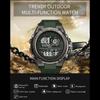 SANDA Fashion Trend 6024 Outdoor Sports Shockproof Watch for Boys and Girls Multi-functional Waterproof Luminous Electronic Watch