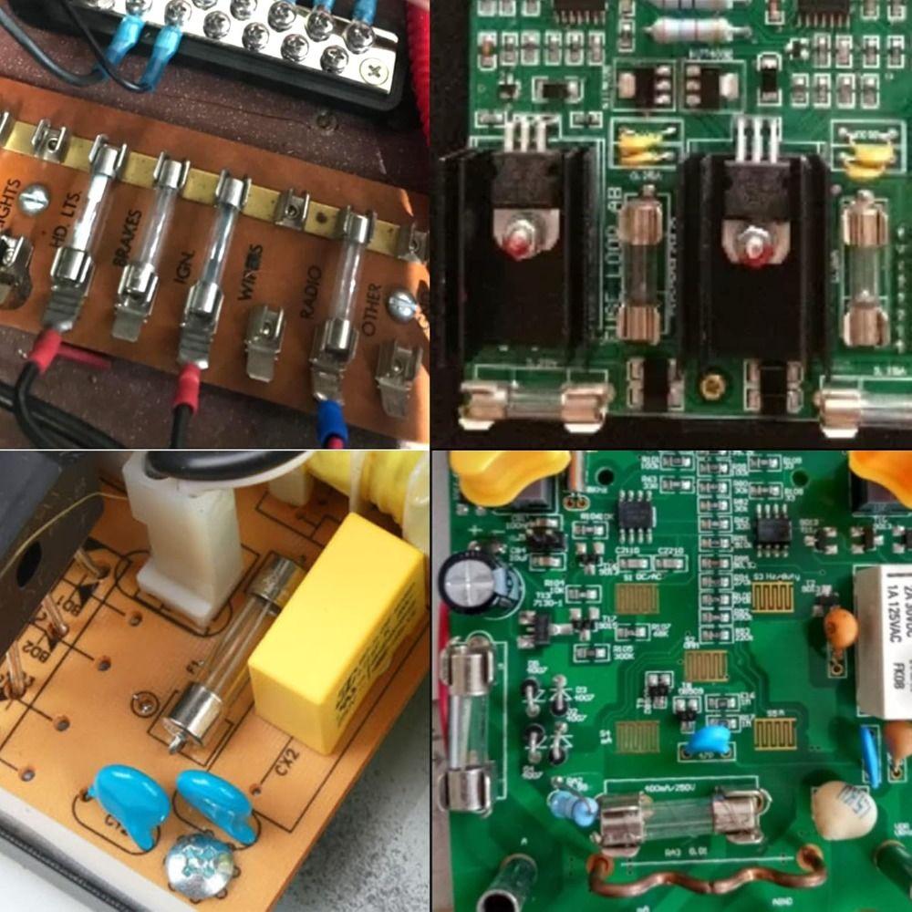 Стеклянный предохранитель 5*20 мм 250 В Быстродействующие предохранители Новый набор предохранителей