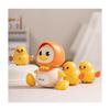 Popgaga Baby Duck Parent and 1 Mom 3 0 Years Early Educational Baby Light Baby Christmas 4 Piece Set Toy, Child, + Cubs, Old, Toy, Toy, Boys, Girls,