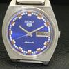 ВИНТАЖНЫЕ МУЖСКИЕ ЧАСЫ SEIKO 5 AUTOMATIC 7006A ЯПОНИЯ С СИНИМ ЦИФЕРБЛАТОМ a701636-5 R206c-a701636