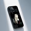 A-Avril Skate punk L-Lavigne Чехол для телефона iPhone 16,15,14,13,12,11,Pro,Max,Plus,X,XS,SE,E,Mini,Мягкий силиконовый черный чехол