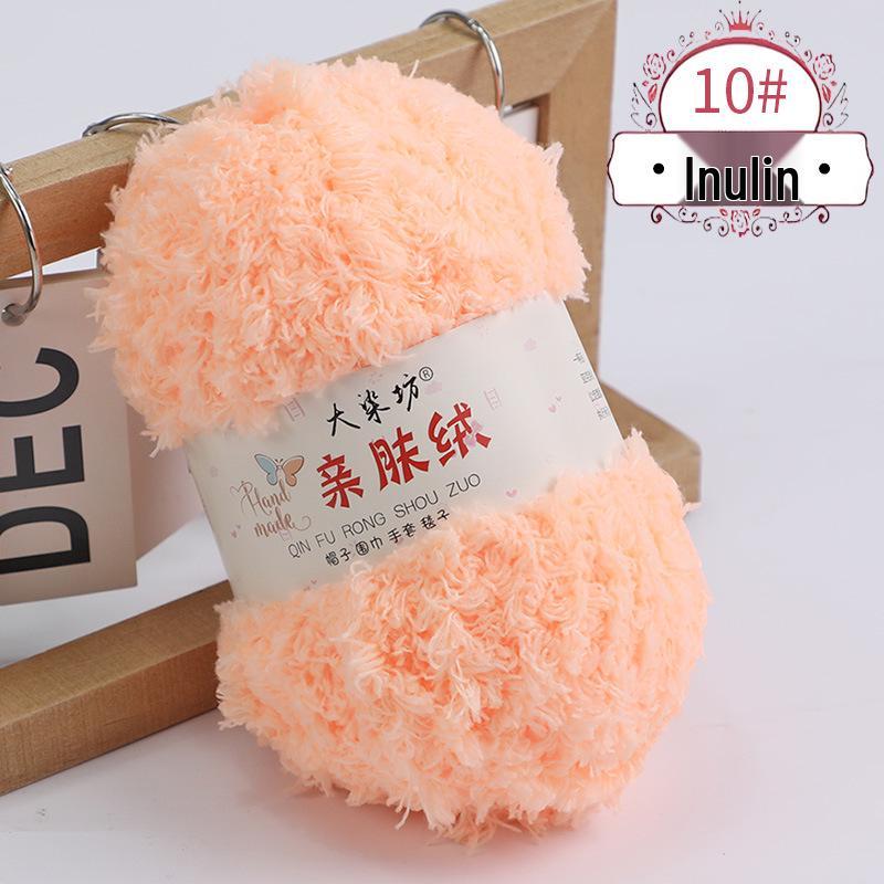 Пряжа из кораллового флиса - Пряжа для ручного вязания для детей, для полотенец, шарфов и плетеных сумок.