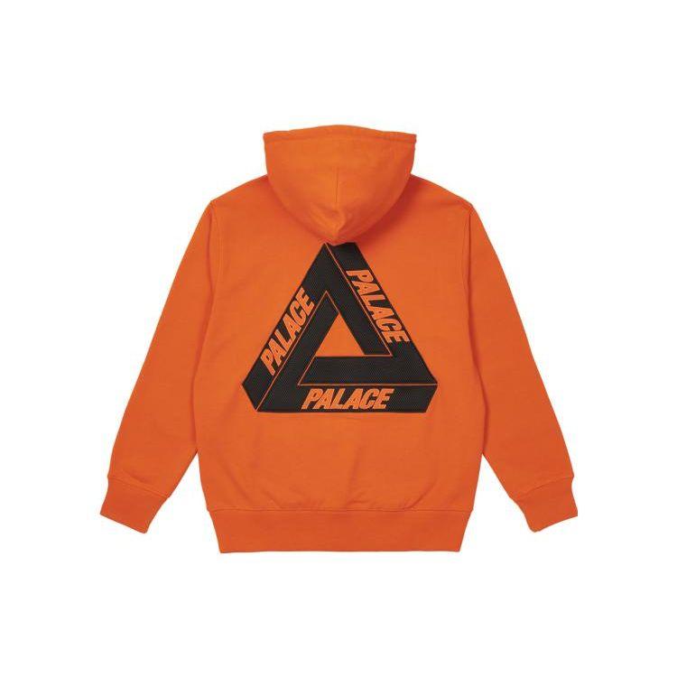 Palace Худи с логотипом на трехслойном капюшоне, унисекс, оранжевое PAL-SS22-238