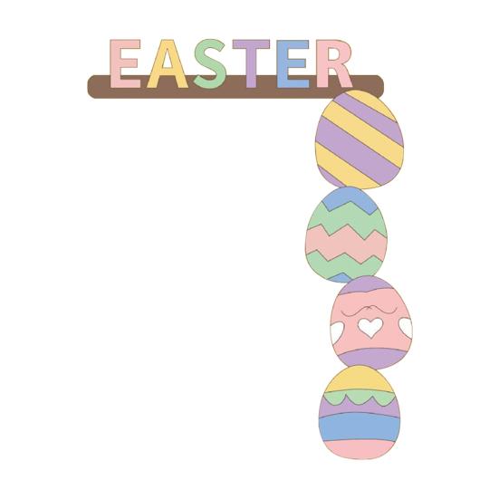 1/2 шт. пасхальный кролик дверной уголок украшение фермерский деревенский мультяшный кролик дверная рама знак передняя дверь край верхний орнамент