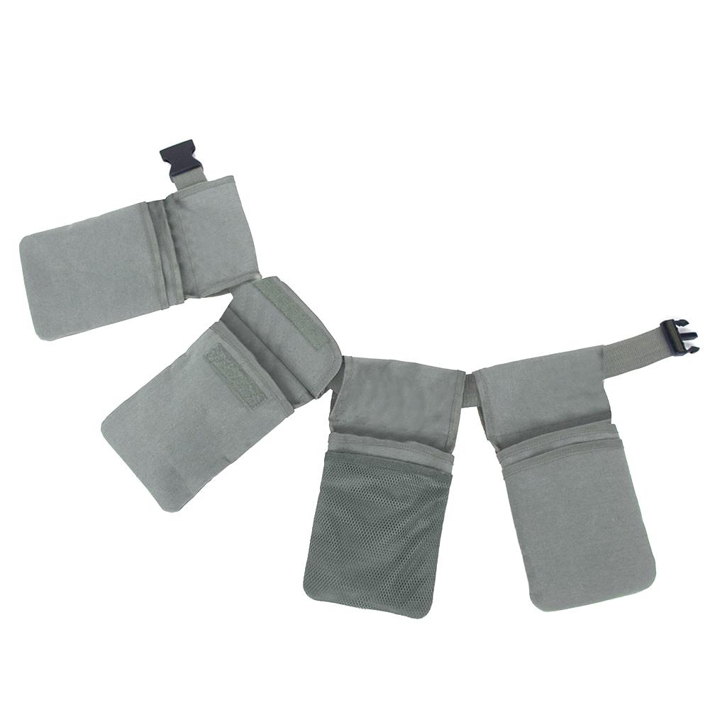 Холщовый пояс для садовых инструментов с 4 карманами, поясная сумка для инструментов, съемная поясная сумка для инструментов для женщин и мужчин, инструмент для электрика, сантехнический инструмент