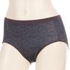 Atsugi Shefree Women's Damask Sanitary Panties (87430AS) for Heavy Flow, Dark Brown