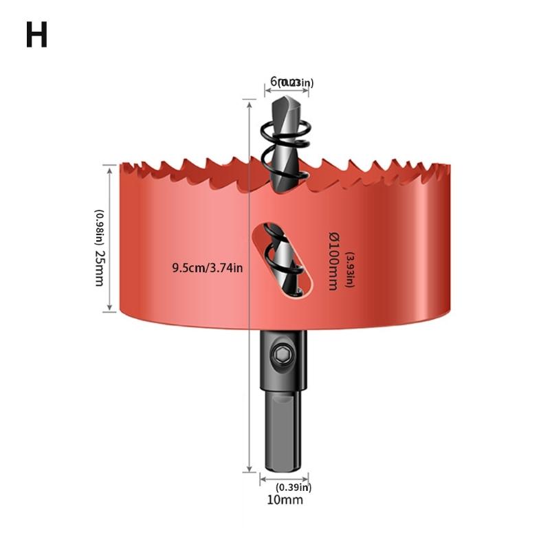 M42 Кольцевая пила Сверло Резак для металла железа пластика дерева ПВХ доски гипсокартона деревообрабатывающий инструмент для сверления отверстий столярный инструмент