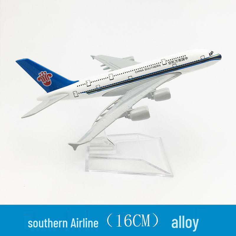 16 см, модель самолета из сплава, игрушка-модель: A320 Sichuan Airlines, China Southern Airlines A380, Air China Boeing B747