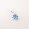 Tanzanite Gemstone 925 Sterling Silver Jewelry Zircon Pendant For Birthday Gift CZP-13-14