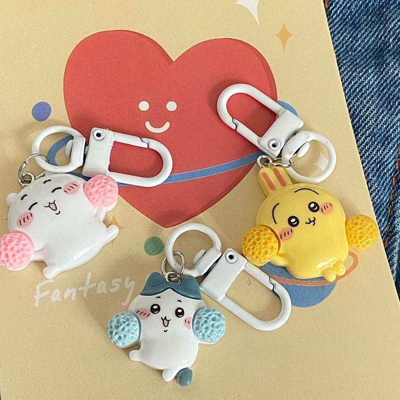 Брелок из смолы с рисунком Чиикаваса, подвеска для ключей для девочек, рюкзак, чехол для наушников, аксессуары, креативные подарки для пар