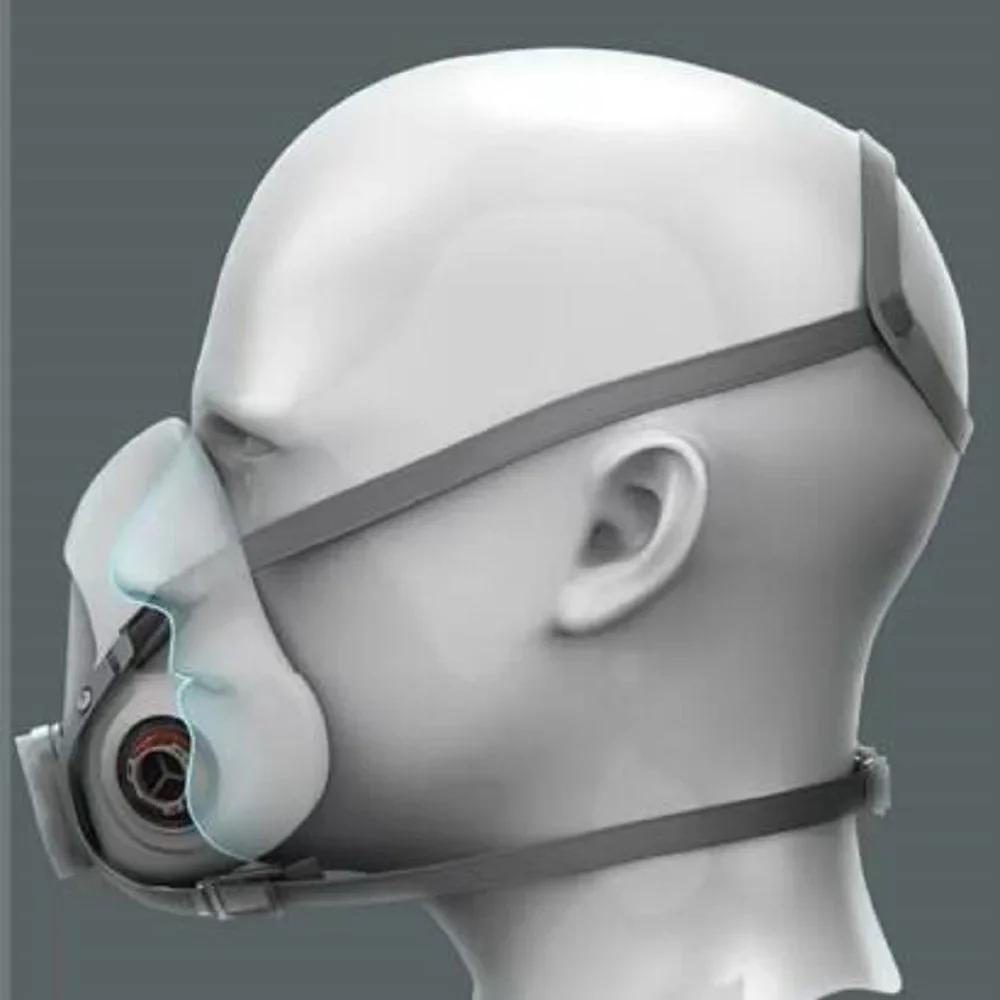 Half Mask Fit For 3M 6001/6002/6004 Filters Industrial 6200 Respirator Gas Mask Body Spray Paint Decoration Dustproof Mask 6200