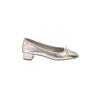 Silk _ Lambskin French Square Head Bow Flat Bottom One Pedal Showing Feet Small Shallow Mouth Ballet Shoes Single Shoes Women