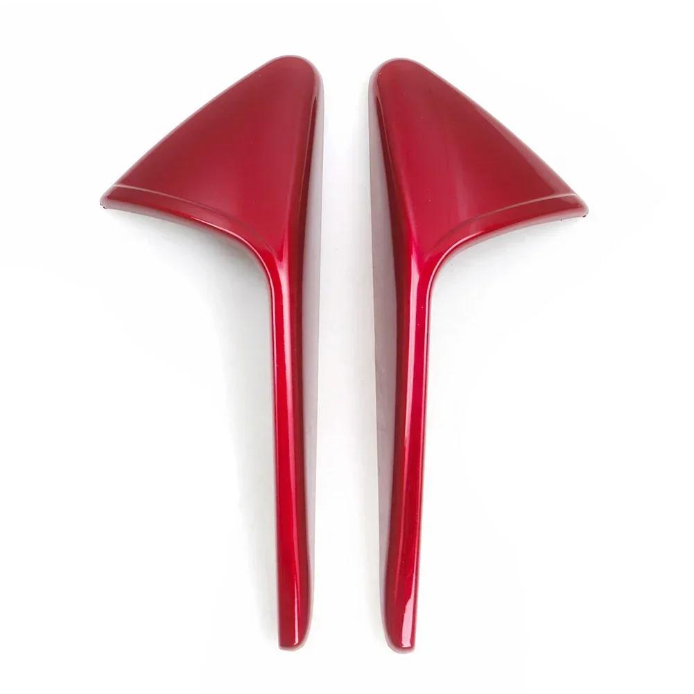 2 шт. защитная крышка боковой камеры автомобиля для Tesla Model 3 YSX Highland аксессуары поворотник крыло отделка ABS углеродное волокно