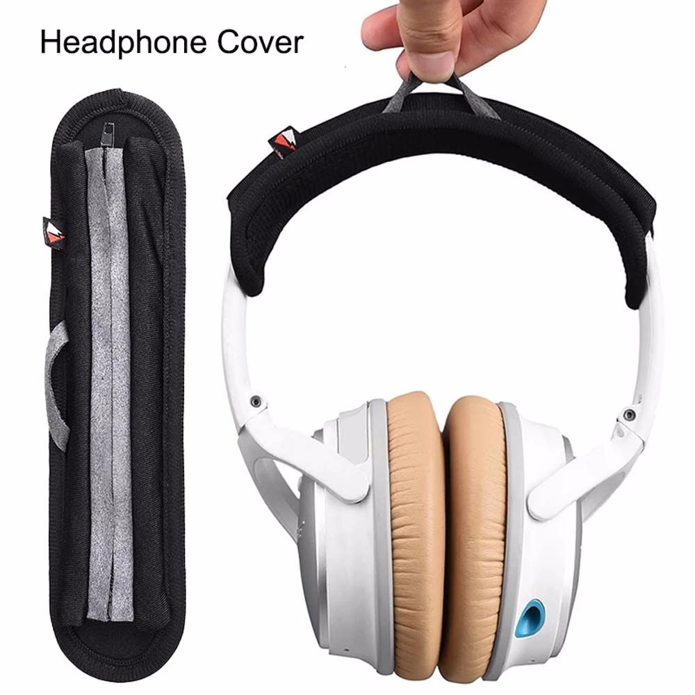 Zipper Cushion Protective Headset Head Beam Cover Headphones Protector Headphone Headband Cover