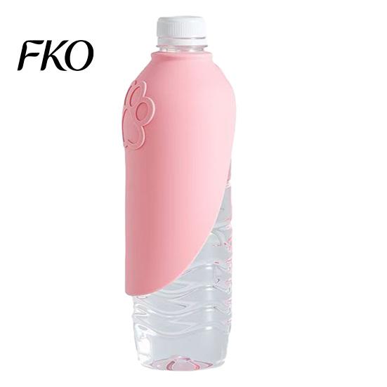 Lightweight Pet Water Bowl Bottle Topper Dog Portable Reusable Drinking Foldable Fits Common Plastic Bottles for Hiking Camping Walking Container