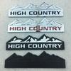 Авто Стайлинг 3D Металл HIGH COUNTRY Логотип Наклейка для Jeep Chevy Chevrolet Silverado Багажник Автомобиля Эмблема кузовные аксессуары