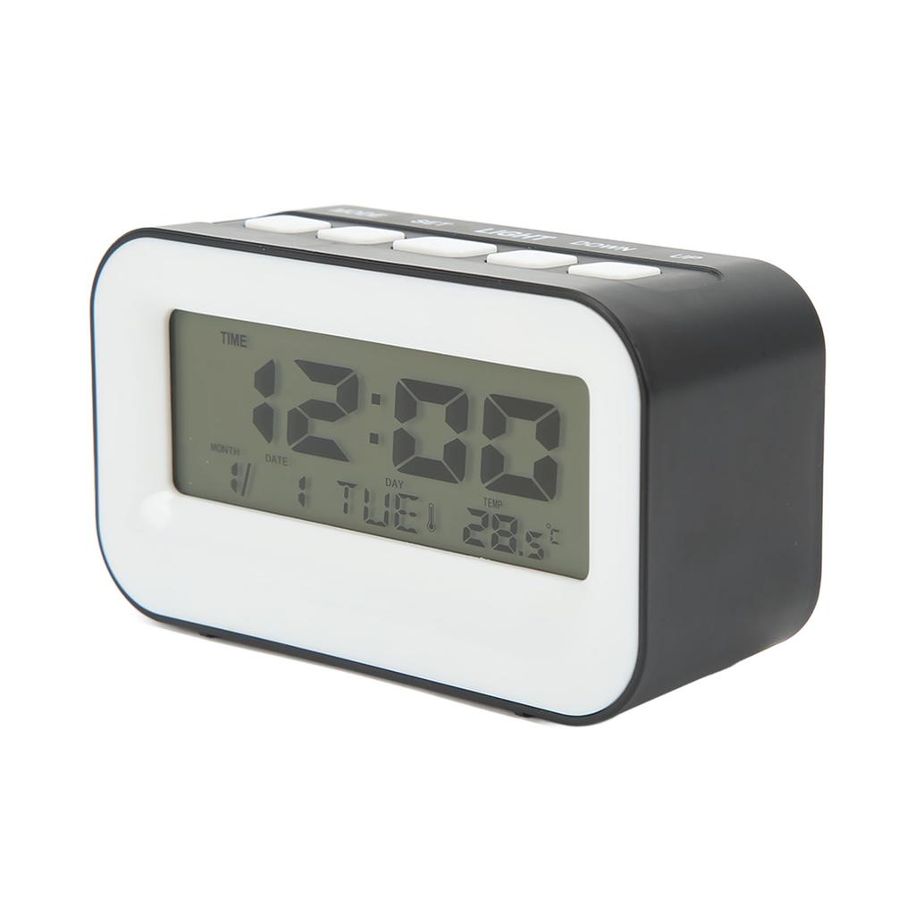 LCD Kids Alarm Clock Backlight Birthday Reminder Musical Alarms Snooze Function Digital Alarm Clock for Bedroom School