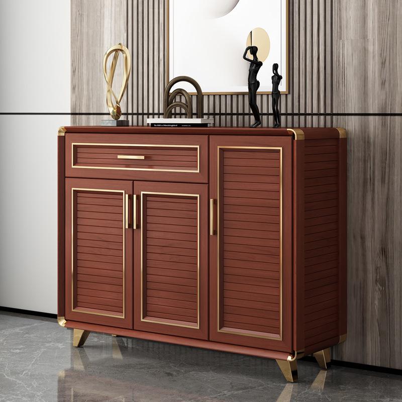 All-Aluminum Waterproof Shoe Cabinet for Indoor/Outdoor Use, Pre-Assembled, Modern Design
