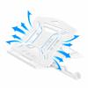 Folding Bracket Laptop Cooling Bracket Black White Notebook Computer Holder  Lifting Function