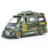 1/24 Scale WuLing Diecast Cars Model, Pull Back Toy Car with Voice and Light for Kids Adults Collection Play