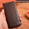 Genuine Leather Flip Cover for Huawei Honor X40 5G Racing Edition; Protective Case for Honor X40i.