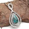 Серебряное ожерелье из хризоколлы, подаренное ювелирное изделие из аметиста N-1004 Лимон, Бразилия