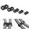 Anodized Line Separator Braided Rubber Hose Line Clamp Hose Line Clamp Double Hole Line Clamp