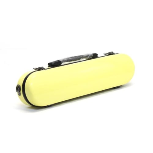 C.C. Shiny Case II Flute Case CC2-FL-PY Pastel Yellow