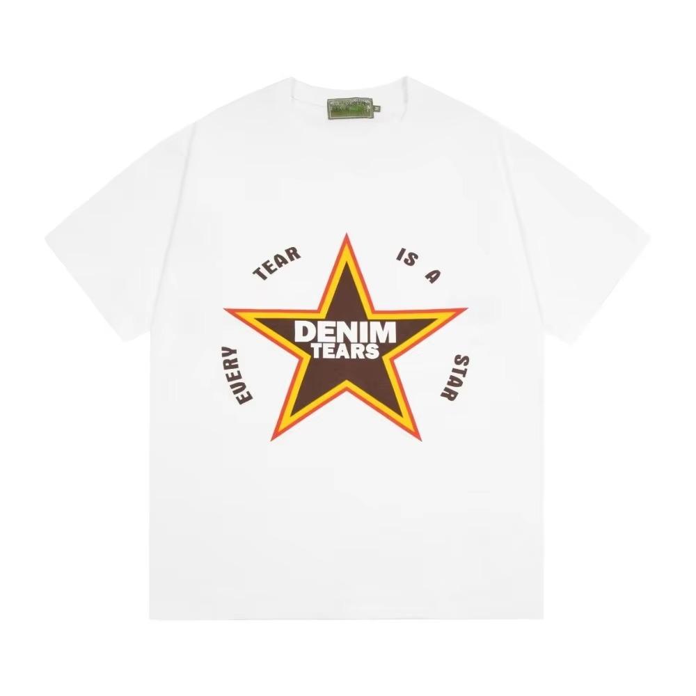 2024 Summer Trend Cotton T-shirt Men Women Brand Short Sleeve Tshirt Clothes Luxury Designer Tee Hip Hop Tops T Shirt Streetwear