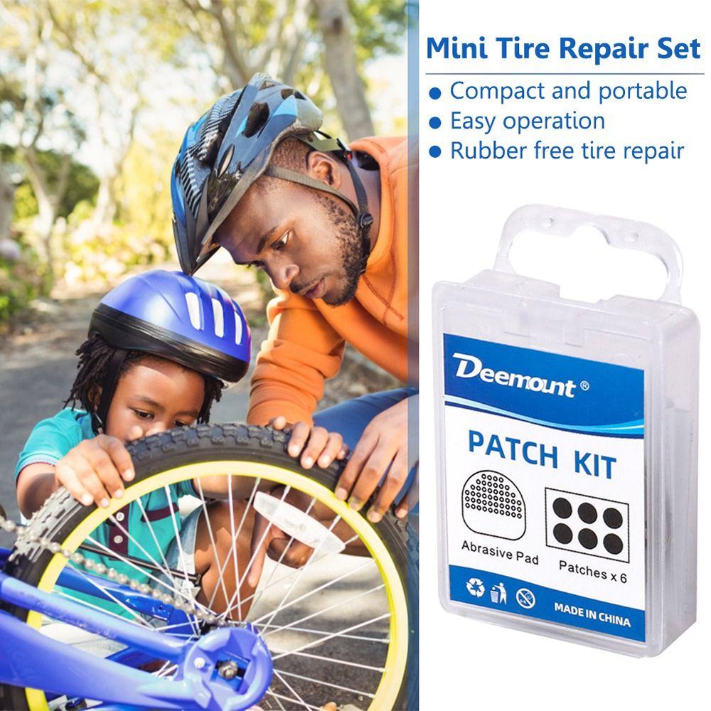 Patch Glueless Bicycle Tire Patch Bike Tire Patch Kit Tyre Repair Tools Rubber Puncture Patches