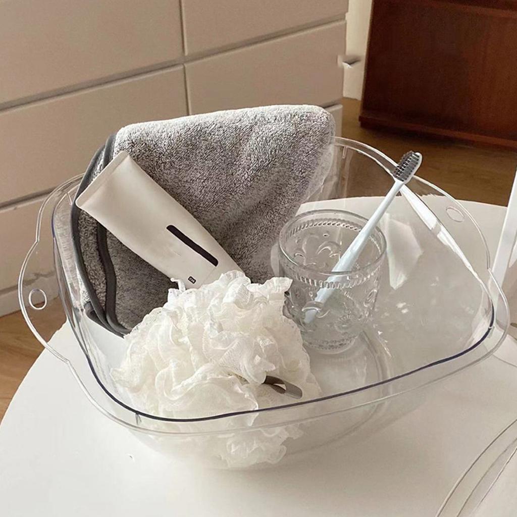 Прозрачная пластиковая раковина Многофункциональная Стильная Простая Стиль Утолщенная Прочная Прозрачная Лицо