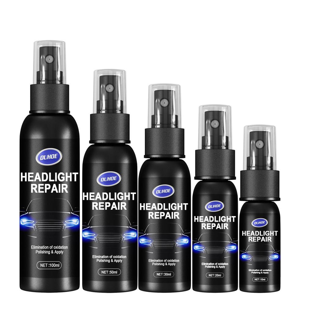 30/50мл/100мл Наборы для полировки и восстановления фар автомобиля, Наборы для ремонта фар, Полировальная паста для фар автомобиля, Уход за лакокрасочным покрытием автомобиля