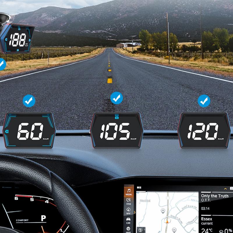 Проектор на лобовое стекло Спидометр Автомобильный спидометр Проектор на лобовое стекло GPS-система Цифровой Hud Проектор на лобовое стекло