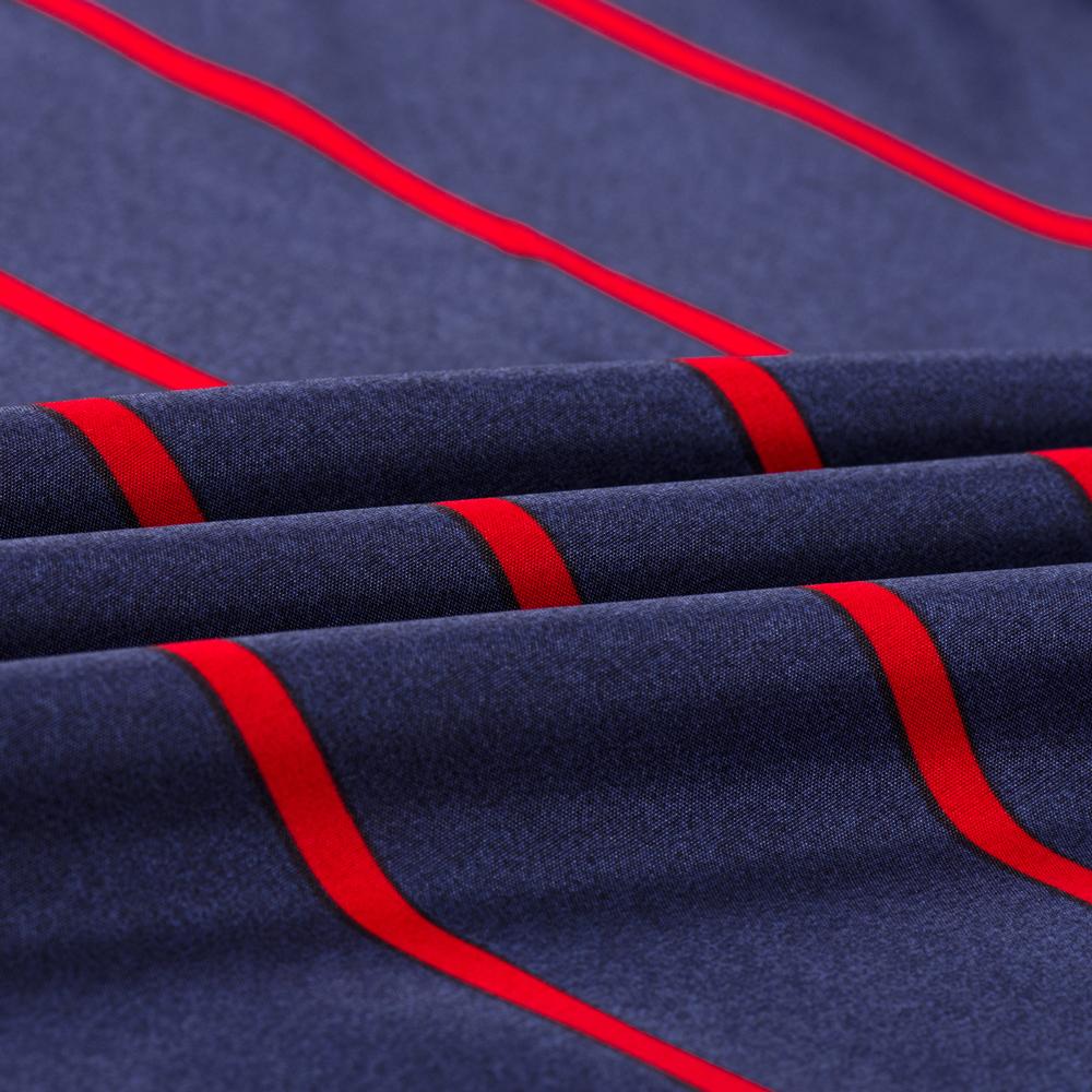 Мужская классическая рубашка в полоску с цветными блоками на весну и лето без карманов, легкие рубашки на пуговицах с длинными рукавами, устойчивые к морщинам