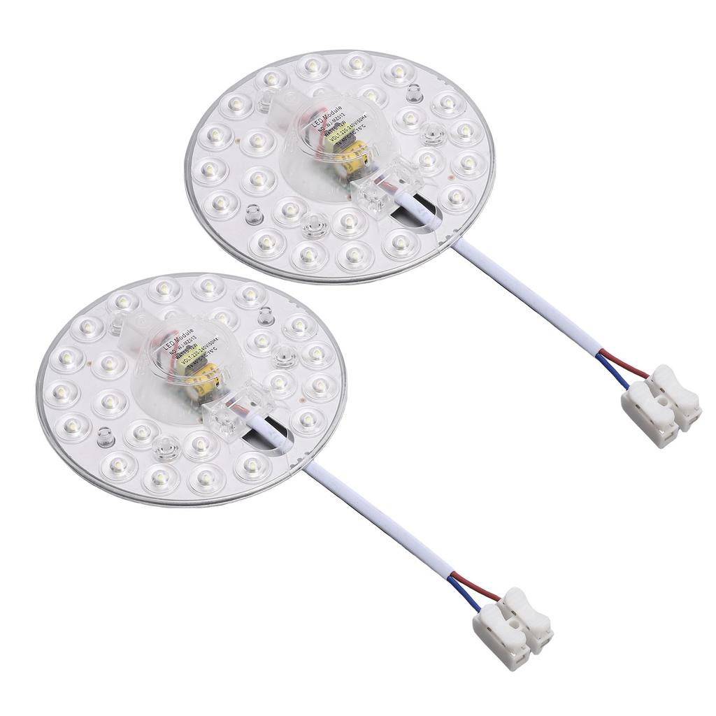 2PCS Ceiling Light Replacement Board 12W Aluminum Magnetic LED Ceiling Light Panel Retrofit for Pendant Light Wall Light